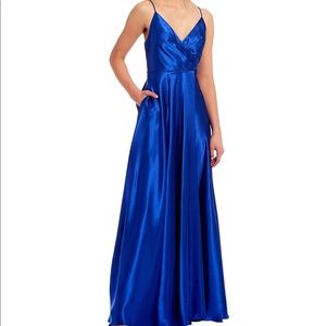 Blue gown